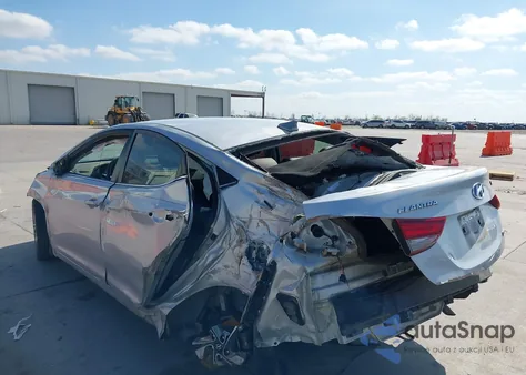 2015 Hyundai Elantra Limited z USA, uszkodzony, nr VIN KMHDH4AE4FU326988